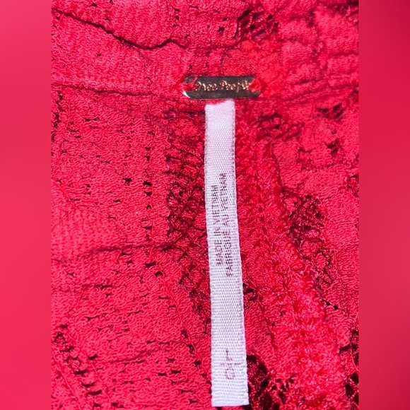 NEW Free People Shayla Lace Mini Dress Women L Sheer Bell Sleeve Boho Whimsigoth - Picture 3 of 10